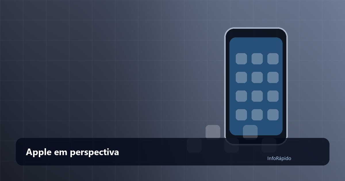 Ilustração conceitual original sobre atualização mais sem novidades Apple exatamente